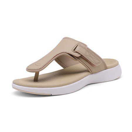 Photo 1 of Dream Pairs Women S Comfort Arch Support Flip Flops Summer Beach Casual Walking Thong Sandals -SIZE 8 
