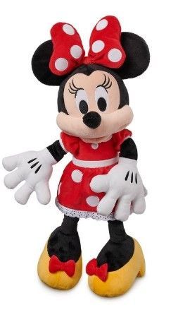 Photo 1 of Disney Mickey Mouse & Friends Minnie Mouse Medium 18'' Plush - Red - Disney store
