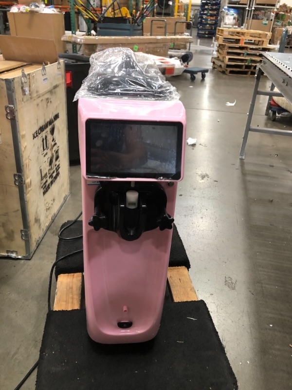 Photo 2 of **PARTS ONLY**

GSEICE Commercial Ice Cream Maker Mchine For Home, 7 Inch LCD Touch Screen 4.2 to 4.7 Gal/H Soft Serve Machine with Pre-cooling frequency conversion,1050W Soft Serve Ice Cream Machine With 1.6 Gal Tank (pink)
