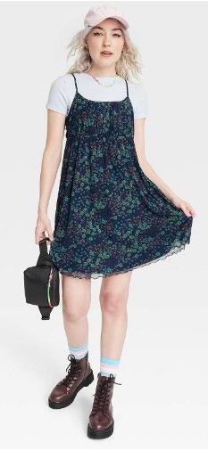 Photo 1 of Pride Adult Sleeveless A-Line Dress - Floral- size small