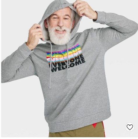 Photo 1 of Pride Adult Everyone Hoodie - Gray- large 