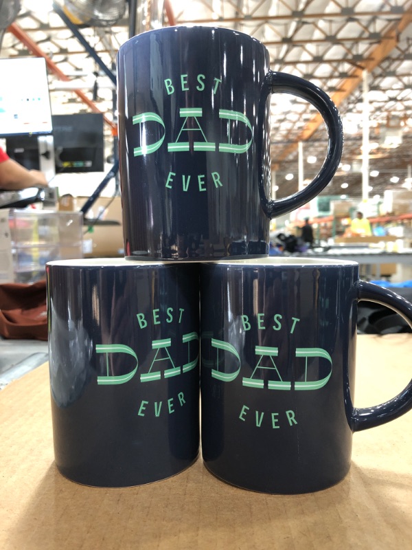 Photo 2 of 3Pack--16oz Stoneware Best Dad Ever Mug - Parker Lane
