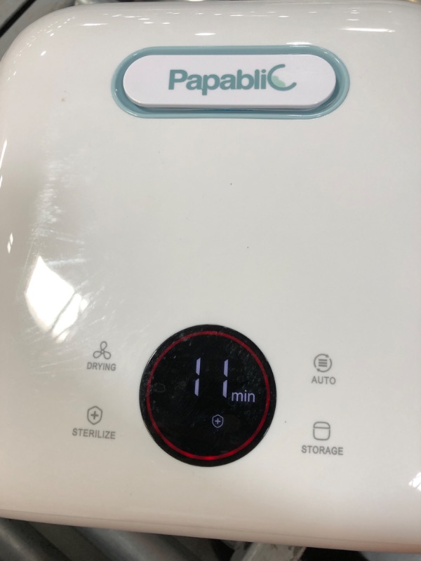 Photo 2 of Papablic 4-in-1 UV Light Sanitizer | UV Sterilizer and Dryer Pro | UV Sterilizer Box with Dual UV-C Lights | Touch Screen Control
