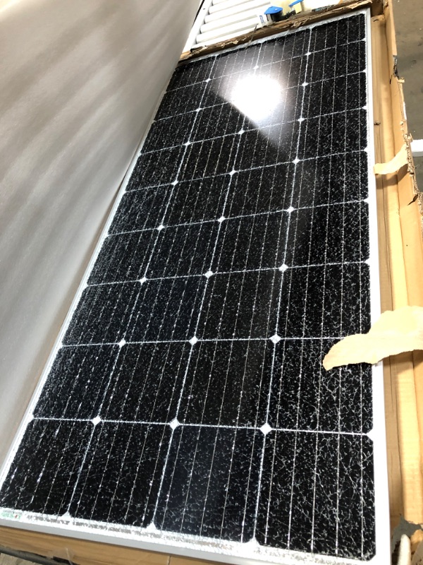 Photo 1 of PARTS ONLY !! ECO-WORTHY 195 Watt 12 Volt Monocrystalline Solar Panel Module Off Grid PV Power for Battery Charging, Boat, Caravan, RV
