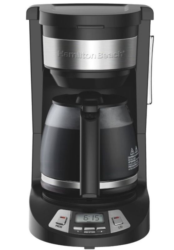 Photo 1 of Hamilton Beach 12 Cup Programmable Coffee Maker - Black - 46290

