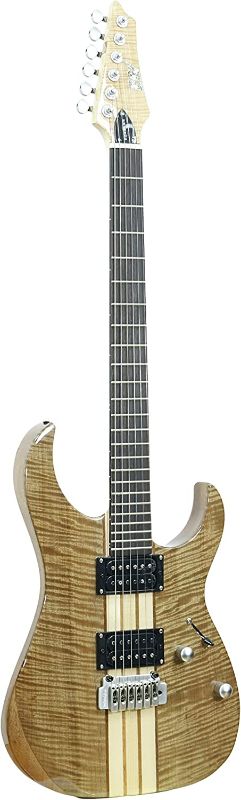 Photo 1 of IYV 6 String ISSY-200NA Strat Solid-Body Electric Guitar, Natural
