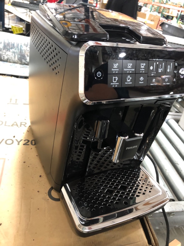 Photo 2 of Philips 3200 Series Fully Automatic Espresso Machine w/ Milk Frother, Black, EP3221/44
