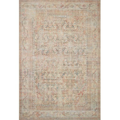 Photo 1 of Adrian Natural and Apricot 3 Ft. 6 in. X 5 Ft. 6 in. Area Rug
