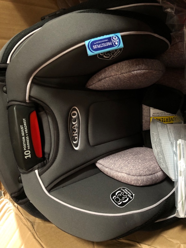 Photo 3 of Graco SlimFit 3 in 1 Car Seat -Slim & Comfy Design Saves Space in Your Back Seat, Darcie, One Size
