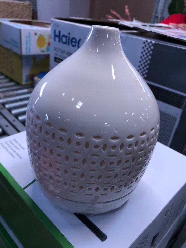 Photo 2 of 300ml Cutout Ceramic Color-Changing Oil Diffuser White - Opalhouse™

