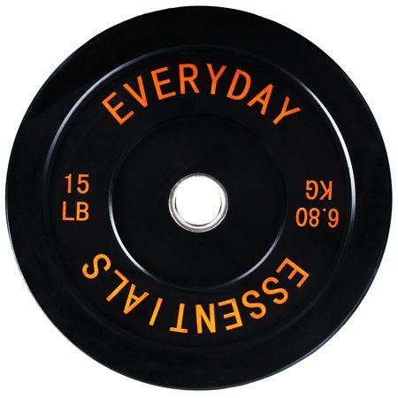 Photo 1 of 2 OF- BalanceFrom 2" Olympic Bumper Plate Weight Plates - 15LBS