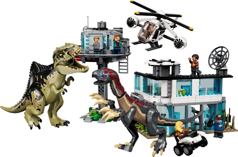 Photo 1 of LEGO Jurassic World Giganotosaurus & Therizinosaurus Attack 76949

