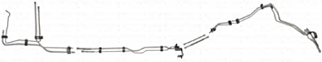 Photo 1 of (CRACKED RUBBER) Dorman 919-873 Front Stainless Steel Fuel Line Kit Compatible with Select Chevrolet / GMC Models (OE FIX)
