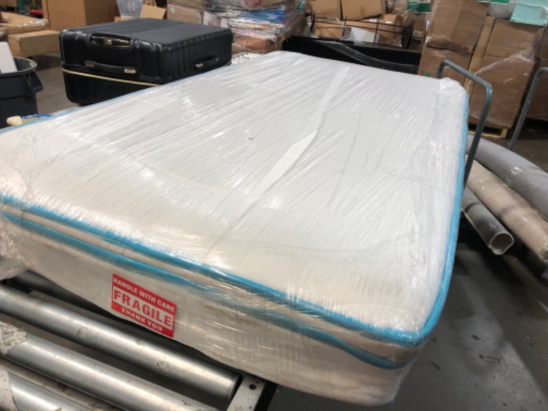 Photo 1 of (DIRTY) LINENSPA 8 Inch Memory Foam and Innerspring Hybrid Mattress – TWIN Mattress – Bed in a Box – Medium Firm Mattress
