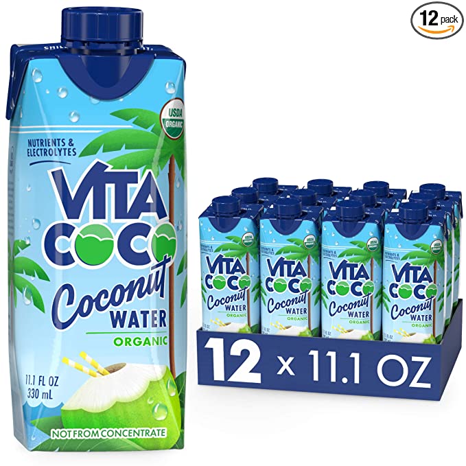 Photo 1 of ** EXP : 13 OCT 2022 **   ** NON-REFUNDABLE **   ** SOLD AS IS **
Vita Coco Coconut Water, Pure Organic | Refreshing Coconut Taste | Natural Electrolytes | Vital Nutrients | 11.1 FL OZ (Pack Of 12)