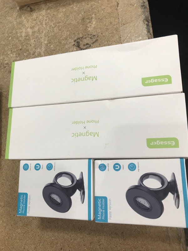Photo 1 of ** SETS OF 3 **
Magnetic Car Mount 2 Pack, ESSAGER Phone Holder 360 Adjustable for Car Compatible with iPhone, LG,Samsung, Mini Tablet and More
