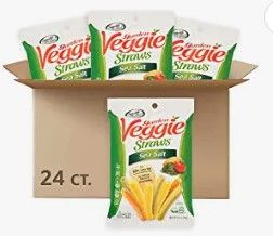 Photo 1 of **EXPIRES MAY2022, NOT REFUNDABLE** Sensible Portions Garden Veggie Straws, Sea Salt, Snack Size, 1 Oz (Pack of 24)
