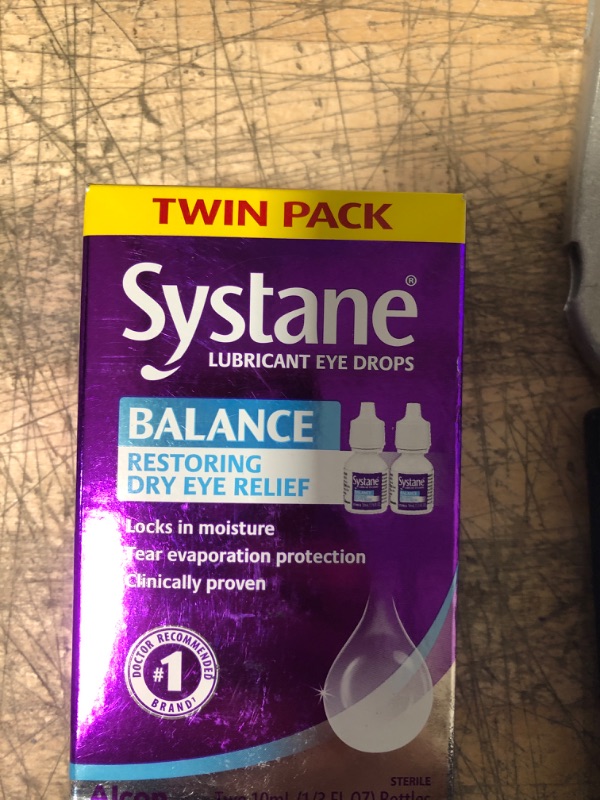 Photo 2 of Systane Balance Lubricant Eye Drops, Twin Pack, 10-mL Each