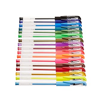 Photo 1 of ***2PACKS***Amazon Basics Multi-Color Gel Pen Set - 44 Count