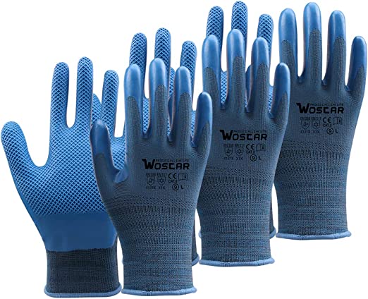 Photo 1 of 2- Women Gardening Gloves, 3 Pair Garden Gloves Texture Grip Coating Work Glove for Gardenin