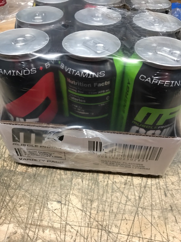 Photo 1 of ****NON REFUNDABLE**** MusclePharm Combat Energy Drink 16oz (Pack of 12) VARIETY PACK, NO EXP DT