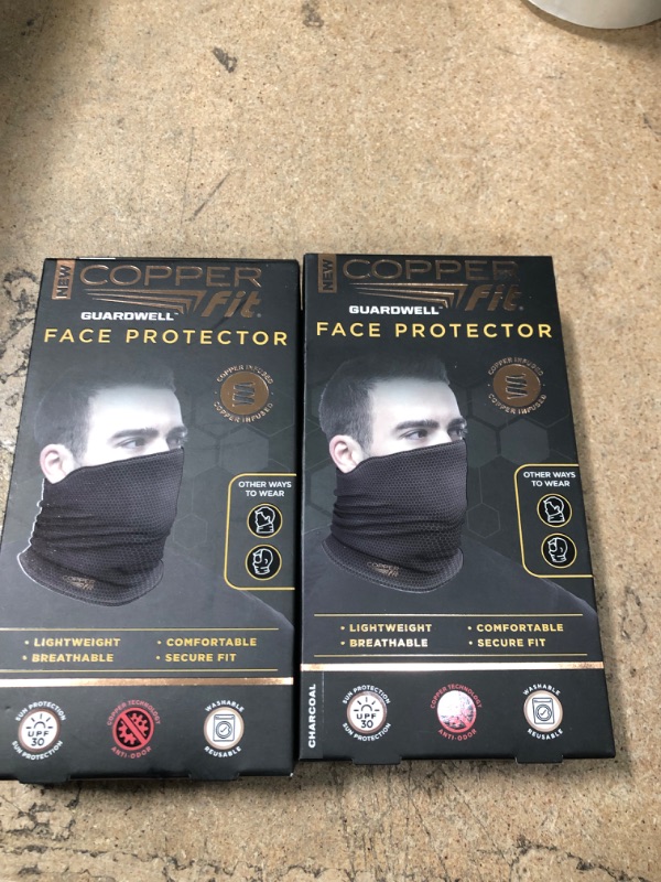 Photo 2 of Bundle of 2
Guardwell Face Protector, Thermal Protection, Gray