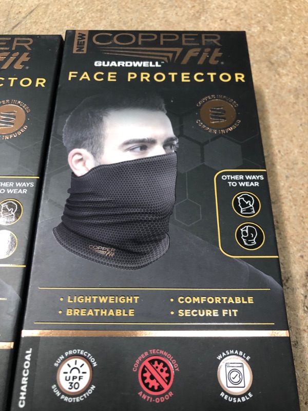 Photo 4 of Bundle of 2
Guardwell Face Protector, Thermal Protection, Gray