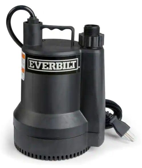 Photo 1 of 1/6 HP Plastic Submersible Utility Pump