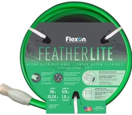 Photo 1 of 
Flexon
Featherlite 5/8 in. Dia x 50 ft. Ultra-Flexible Garden Hose