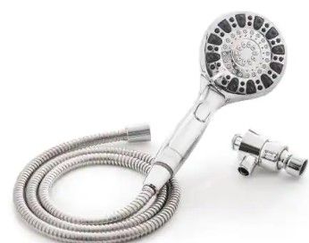Photo 1 of 
Glacier Bay
Push Release 6-Spray Patterns with 1.8 GPM 4.25 in. Wall Mount Handheld Shower Head in Chrome