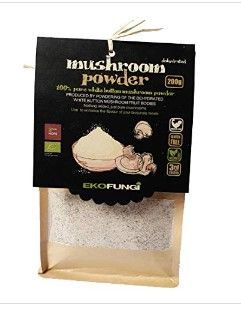 Photo 1 of **NON-REFUNDABLE**
BEST BY 5/4/23
EF EKOFUNGI Pure Portabello White and Brown Button Mushroom Powder Dehydrated Dried 7 Oz 100% Organic Certified Non-GMO Vega Keto Add Instant Umami Fl
