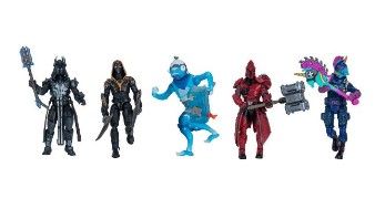 Photo 1 of 4 
Fortnite Party Pk, 4in Figures including Bash, Ultima Knight (Red), Frozen Fishstick, Molten Omen, Ice King (Silver) (Target Exclusive)

