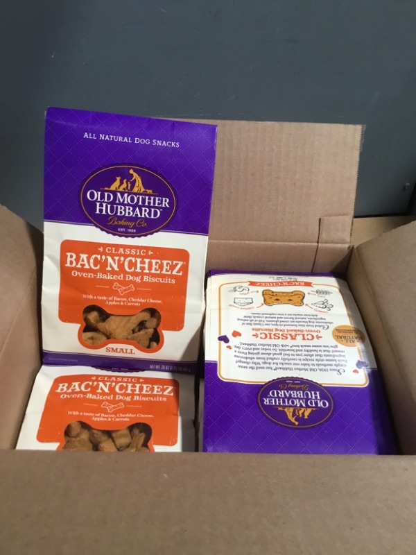 Photo 2 of **NON-REFUNDABLE**
 BEST BY 2/23
Classic Bac N' Cheeze Oven-Baked Dog Biscuits 20 Ounces (Case of 6)
