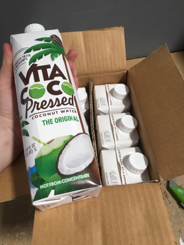 Photo 2 of ***NON-REFUNDABLE***
BEST BY 6/17/22
6 PACK 
Vita Coco Pressed Coconut, Coconut Water - 33.8 Fl Oz
