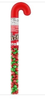 Photo 1 of ***NON-REFUNDABLE**
 BEST BY 8/22
12 M&M's 3 Oz Candy Filled Candy Cane
