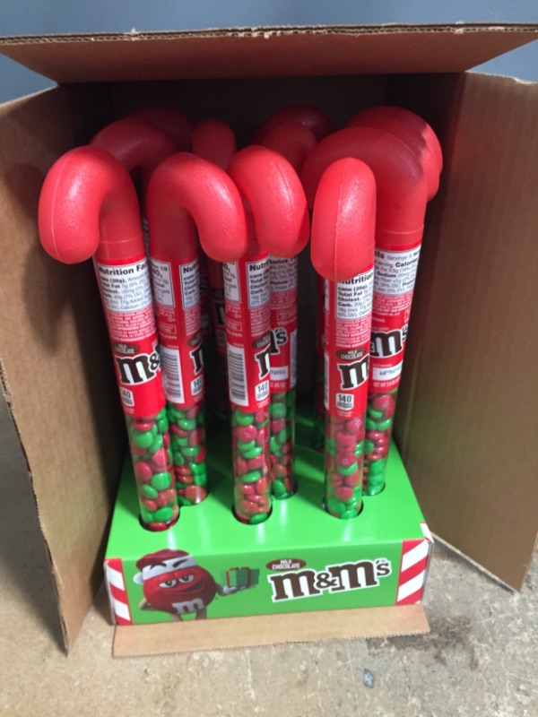 Photo 2 of ***NON-REFUNDABLE***
BEST BY 8/22
12 M&M's 3 Oz Candy Filled Candy Cane
