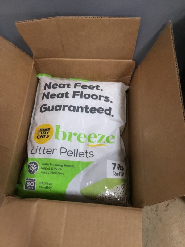 Photo 4 of **NON-REFUNDABLE***
CLEAN KITTY LITTER BUNDLE
2 PACKS Purina Tidy Cats Cat Pads, BREEZE Refill Pack, 4 Ct. Pouch (1824807), Purina Tidy Cats BREEZE Pellets Refill Litter for Cats, 7 Lbs.


