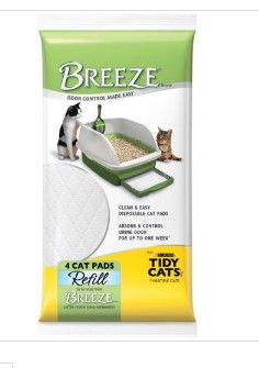 Photo 2 of **NON-REFUNDABLE***
CLEAN KITTY LITTER BUNDLE
2 PACKS Purina Tidy Cats Cat Pads, BREEZE Refill Pack, 4 Ct. Pouch (1824807), Purina Tidy Cats BREEZE Pellets Refill Litter for Cats, 7 Lbs.


