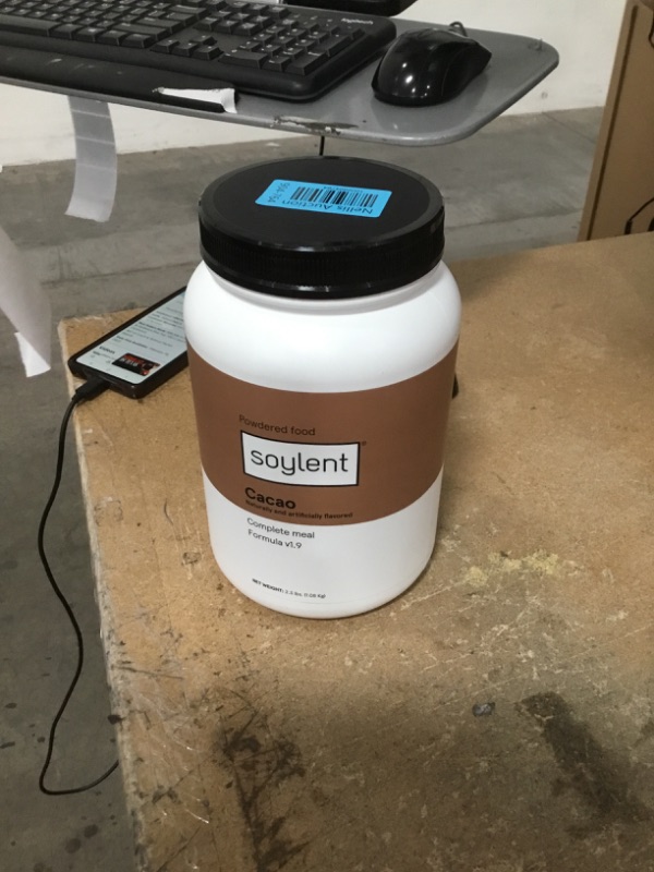 Photo 2 of ***NON-REFUNDABLE**
 BEST BY 7/10/22
Soylent Complete Nutrition Gluten-Free Vegan Protein Meal Replacement Powder, Cacao, 36.8 Oz.
