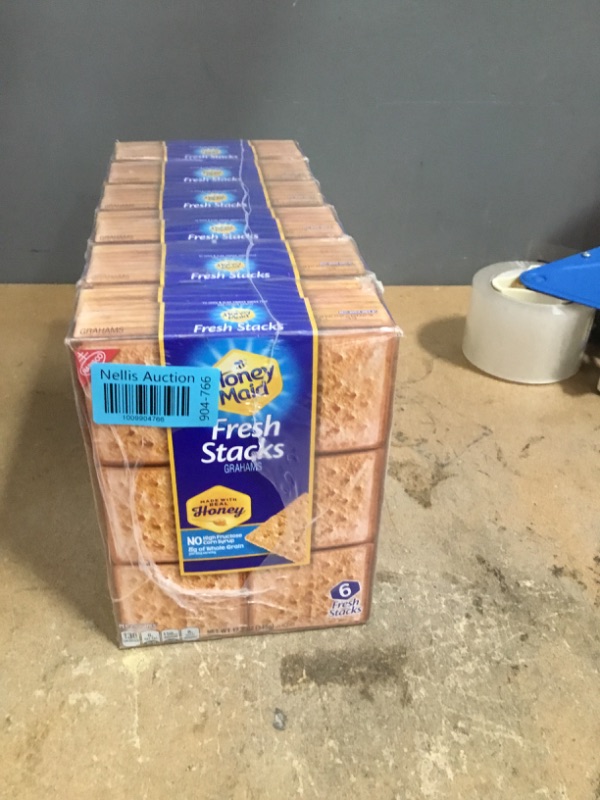 Photo 2 of ***NON-REFUNDABLE***
BEST BY 6/7/22
Honey Maid Fresh Stacks Graham Crackers, Flavour, 73.2 Ounce , 6 Count (Pack of 6)
