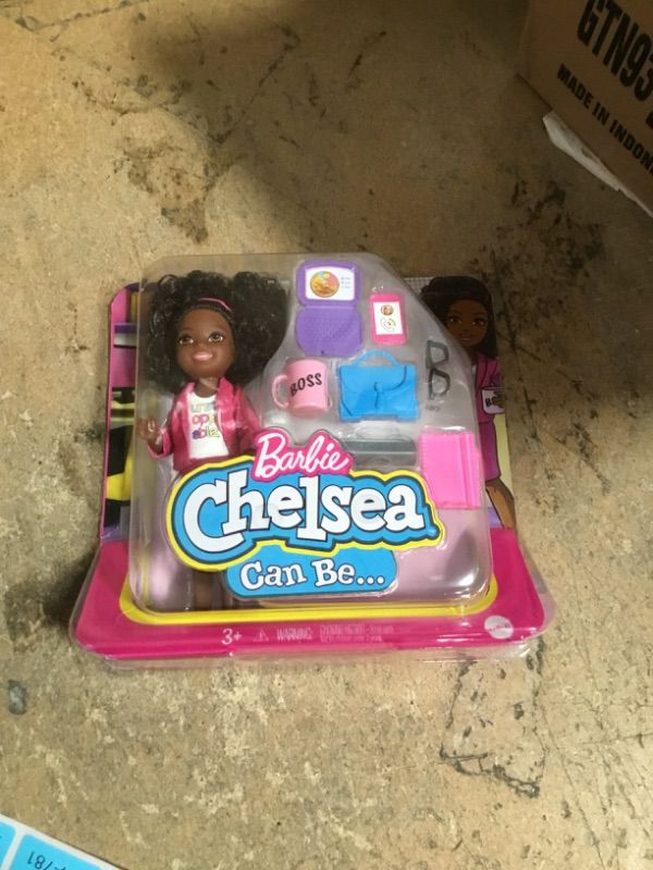 Photo 2 of case of 6
 ?Barbie Chelsea Can Be Boss Doll Playset