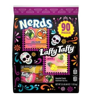 Photo 1 of **NON-REFUNDABLE***
BEST BY 1/22
Nerds & Laffy Taffy Halloween Variety Pack, 40 Ounce
