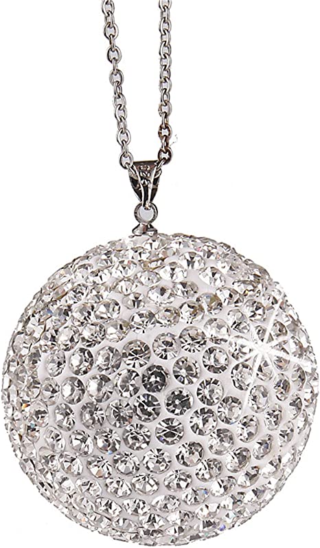 Photo 1 of ** SETS OF 2 ***
Bling Crystal Ball for Car Rear View Mirror Charm or Home,Hanging Ornament for Car Mirror Bling Car Accessories for Women or Girls