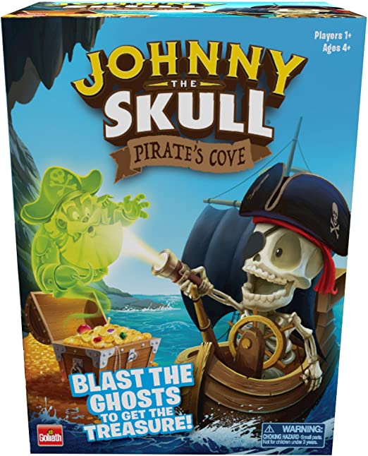 Photo 1 of ** SETS OF 2 **
Johnny The Skull Pirate's Cove - Blast The Ghosts to Get The Treasure Game by Goliath
