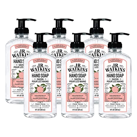Photo 1 of ** NON-REFUNDABLE **   ** SOLD AS IS **
J.R. Watkins Gel Hand Soap, Scented Liquid Hand Wash for Bathroom or Kitchen, USA Made and Cruelty Free, 11 fl oz, Grapefruit, 6 Pack
