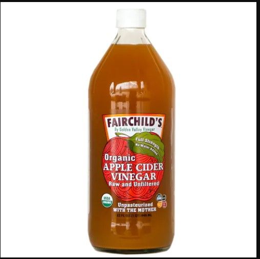 Photo 1 of ** EXP: MAY 31 2024 ***   *** NON-REFUNDABLE **   *** SOLD AS IS **
fairchild's organic apple cider vinegar with the mother, 32 oz