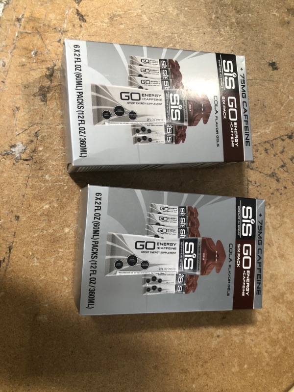 Photo 2 of ** EXP: 22/07 **   *** NON-REFUNDABLE **   ** SOLD AS IS **
SCIENCE IN SPORT Energy Caffeine Gels, 22g Fast Acting Carbohydrates, Performance & Endurance Sport Energy Gels with 75mg of Caffeine, Cola - 2 oz - 6 Pack
Flavor Name: Cola

