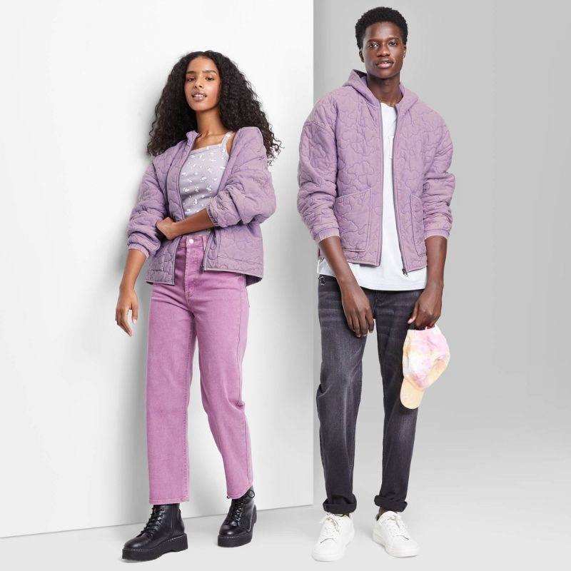 Photo 1 of 6 ct  Hooded Quilted Jacket - Wild Fable™med