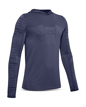 Photo 1 of ***stock photo for reference only***
Under Armour Boys' Sweatshirts and Hoodies Blue - Blue Ink Camo-Sleeve Seamless Hoodie - Boys
youth medium 