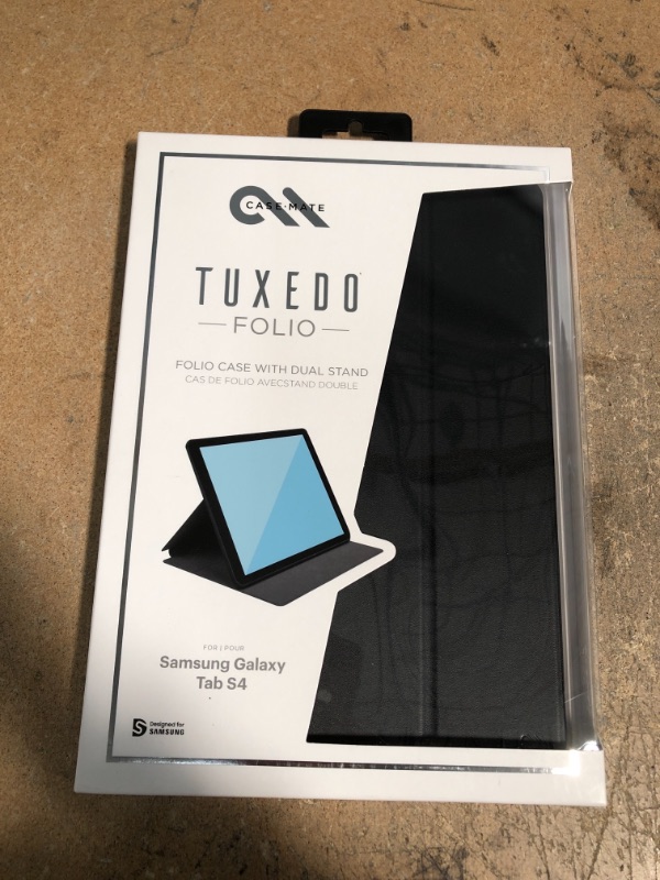 Photo 2 of Case-Mate - Samsung Galaxy Tab S4 10.5"- Tuxedo- Black
